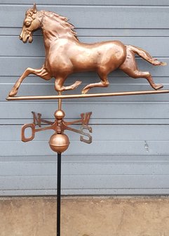 Koperen-windwijzer-windvaan-windhaan-met-ornament-Paard