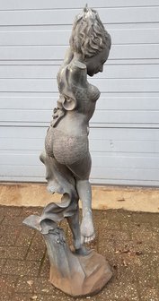 Antiek-tuinbeeld-brons-Art-Nouveau-danseres-standbeeld-kunstwerk-oud-4