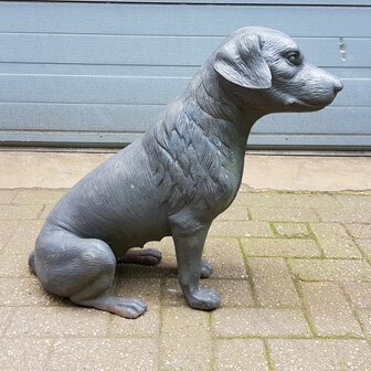 Antiek-gietijzeren-tuinbeeld-standbeeld-hond-jachthond-met-patina-2