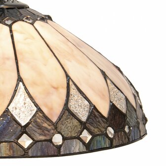 Ronde-Tiffany-hanglamp-beige-bruin-glas-hanglamp-eettafel-1