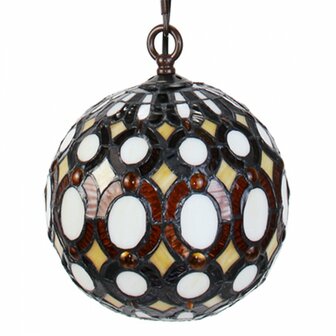 Ronde-Tiffany-hanglamp-geel-metaal-glas-rond-hanglamp-eettafel-3