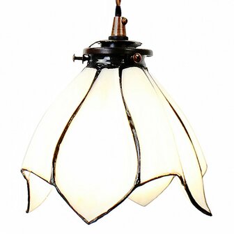 Tiffany-hanglamp-Lelie-wit-bruin-glas-metaal-hanglamp-eettafel-1