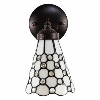 Ronde-Tiffany-wandlamp-wit-bruin-glas-metaal-rond-muurlamp-3