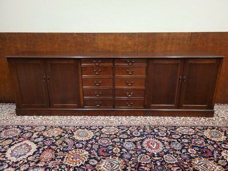 Klassiek-Engels-Mahonie-Chesterfield-Dressoir-Ladekast-Kantoorkast-2