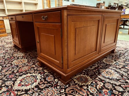 Klassiek-Antiek-Chesterfield-Engels-Bureau-Desk-Partnerdesk-8