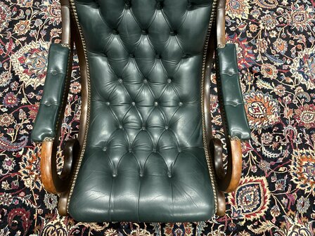 Klassiek-Engels-Chesterfield-Antiek-Fauteuil-Victoria-Stand-Chair-9