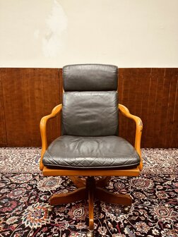 Klassiek-Engels-Heldense-Exclusive-Chesterfield-Bureaustoel-President-Chair