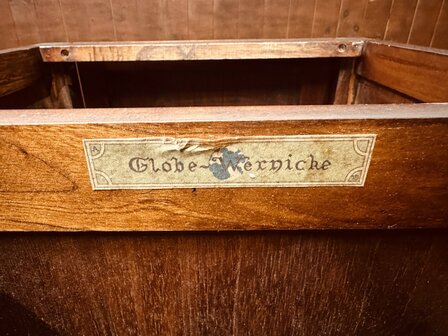 Klassiek-Engels-Antiek-Globe-Wernicke-Bureau-Partnerdesk