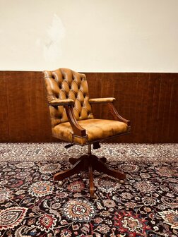 Klassiek-Engels-Antiek-Chesterfield-Bureaustoel-President-Chair