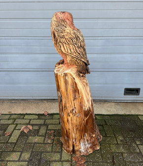 Groot-houtsnijwerk-houtsculptuur-standbeeld-tuinbeeld-van-een-uil-uilen-2