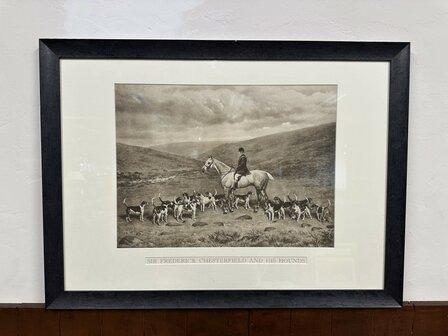 Sir-Frederick-Chesterfield-and-his-hounds