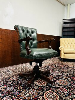Klassiek-Engels-President-Chair-Bureaustoel