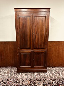 Klassiek-Engelse-Mahonie-Boekenkast