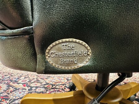 The-Chesterfield-Brand-Bureaustoel-Groen