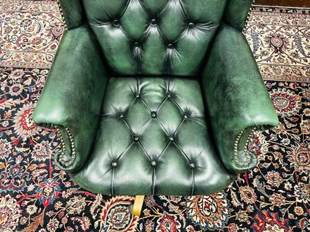 The-Chesterfield-Brand-Bureaustoel-Groen