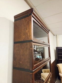 Globe-wernicke-boekenkast-kast-met-glazen-deuren-modulair-barrister-kast-3