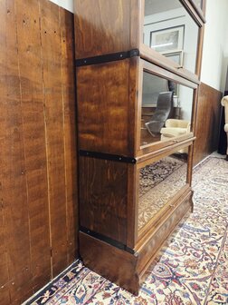 Globe-wernicke-boekenkast-kast-met-glazen-deuren-modulair-barrister-kast-4