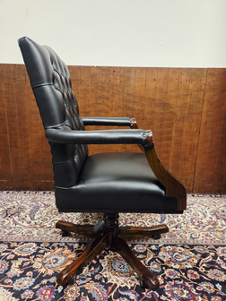 Klassieke-Chesterfield-President-bureaustoel-zwart-3