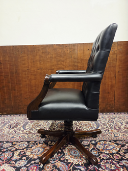 Klassieke-Chesterfield-President-bureaustoel-zwart-5