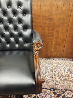 Klassieke-Chesterfield-President-bureaustoel-zwart-8