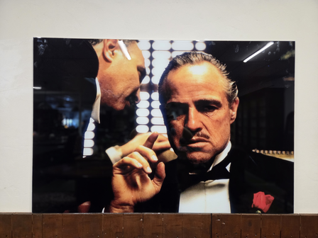 Glazen-schilderij-The-Godfather-Mario-Puzo-glass-art