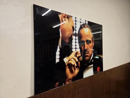 Glazen-schilderij-The-Godfather-Mario-Puzo-glass-art-1