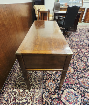 Klassieke-Engelse-eikenhout-campaign-maritieme-schrijftafel-bureau-eik-messing-5