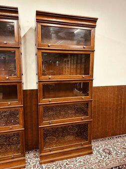Klassiek-Engelse-Globe-Wernicke-Boekenkast-Nieuw