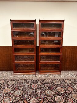 Engelse-Klassieke-Globe-Wernicke-Boekenkast