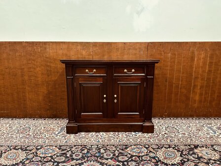 Klassiek-Engels-Antiek-Oud-Mahonie-Kantoorkast-Archiefkast-Ladekast-Dressoir