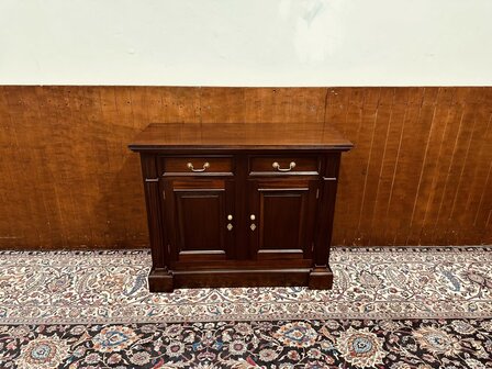Klassiek-Engels-Antiek-Oud-Mahonie-Kantoorkast-Archiefkast-Ladekast-Dressoir
