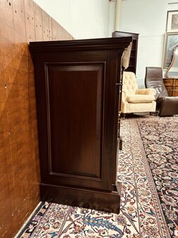 Klassiek-Engels-Antiek-Oud-Mahonie-Kantoorkast-Archiefkast-Ladekast-Dressoir