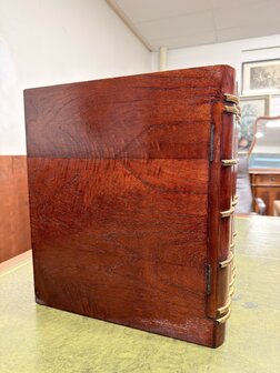 lassiek-Engels-Oud-Antiek-Mahoniehouten-Globe-Wernicke-Wijnkist-Drankkist-Boekendoos