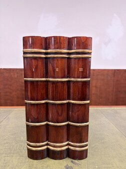 lassiek-Engels-Oud-Antiek-Mahoniehouten-Globe-Wernicke-Wijnkist-Drankkist-Boekendoos