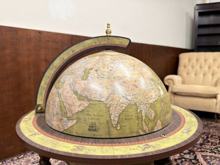 Klassiek-Oud-Antiek-Italiaans-Zoffoli-Bar-Drank-Globe-Weredbol-Vloermodel