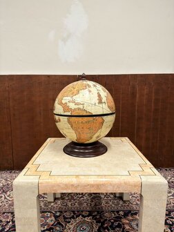 Klassiek-Oud-Antiek-Italiaans-Zoffoli-Bar-Drank-Globe-Weredbol-Tafelmodel