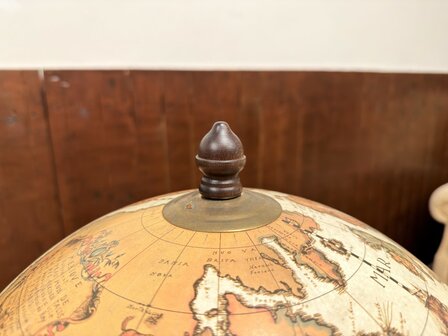Klassiek-Oud-Antiek-Italiaans-Zoffoli-Bar-Drank-Globe-Weredbol-Tafelmodel