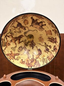 Klassiek-Oud-Antiek-Italiaans-Zoffoli-Bar-Drank-Globe-Weredbol-Tafelmodel