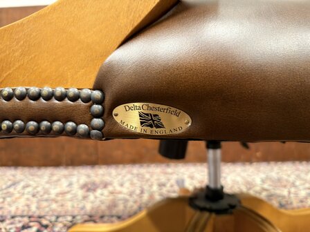Klassiek-Engels-Antiek-Oud-Chesterfield-Bureaustoel-President-Chair-Nieuw