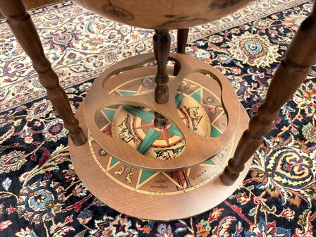 Klassiek-Oud-Antiek-Italiaans-Zoffoli-Bar-Drank-Globe-Barglobe-Weredbol-Vloermodel