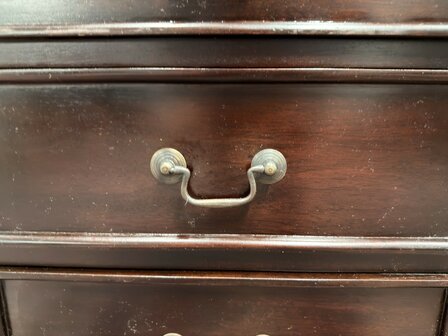 Engels-Klassiek-Oud-Antiek-Chesterfield-Bureau-Desk-Partnerdesk-Met-Groen-Olijf-Olijfgroen-Lederen-Inleg