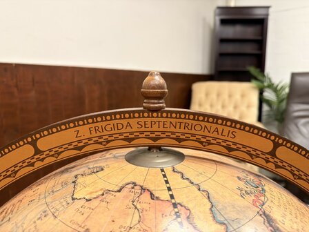 Grote-Klassiek-Oud-Antiek-Italiaans-Italiaanse-Globe-Wereld-bol-Barglobe-Drankglobe-van-Zoffoli