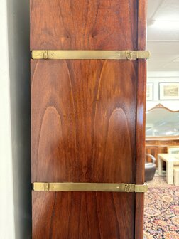 Antiek-Oud-Engels-Klassiek-Chesterfield-Origineel-Globe-Wernicke-Vitrinekast-Boekenkasten-Bibliotheekkast-Boekenkast