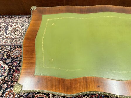 Klassiek-Antiek-Oud-Franse-Louis-XIV-Schrijftafel-Bureau-met-Bronzen-Ornamenten