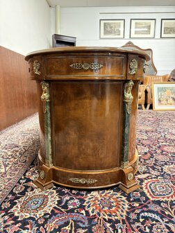 Antiek-Klassiek-Oud-Frans-Louis-Lodewijk-XIV-Bureau-Desk-met-Bronzen-ornamenten