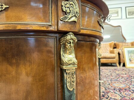 Antiek-Klassiek-Oud-Frans-Louis-Lodewijk-XIV-Bureau-Desk-met-Bronzen-ornamenten