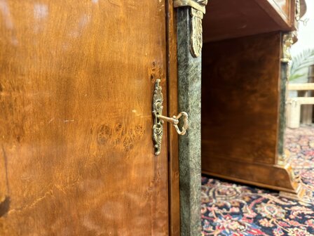 Antiek-Klassiek-Oud-Frans-Louis-Lodewijk-XIV-Bureau-Desk-met-Bronzen-ornamenten