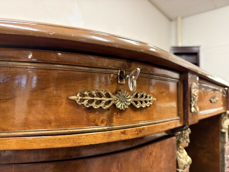 Antiek-Klassiek-Oud-Frans-Louis-Lodewijk-XIV-Bureau-Desk-met-Bronzen-ornamenten