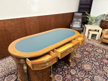 Antiek-Klassiek-Oud-Frans-Louis-Lodewijk-XIV-Bureau-Desk-met-Bronzen-ornamenten