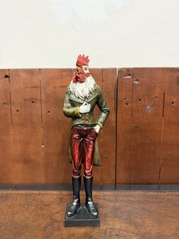 Klassiek-Engels-Antiek-Oud-Chesterfield-Beeld-Haan